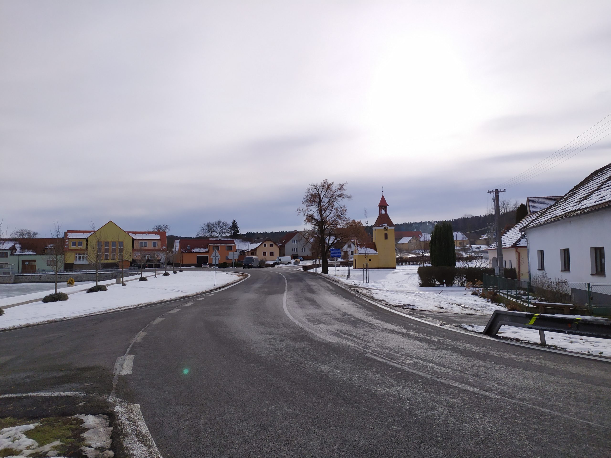 Silnice I/22 v obci Drahonice Ředitelství silnic a dálnic s. p. pro