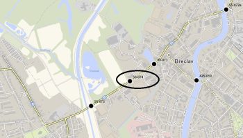 Břeclav - most vytluk