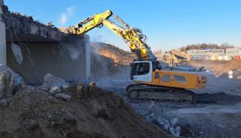 D1 sobota bourání mostu