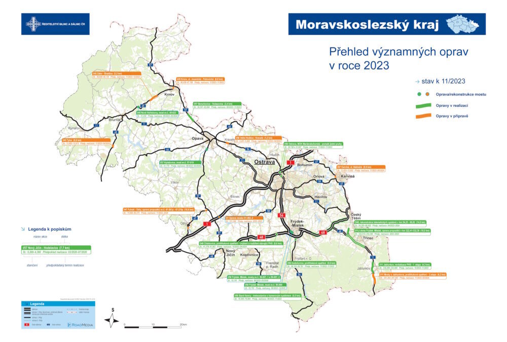 Ilustra�n� mapka �sd Moravskoslezsk� kraj