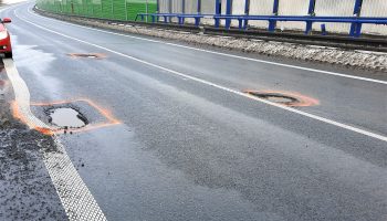 Oprava výtluků na mostech obchvatu Jablunkova 1