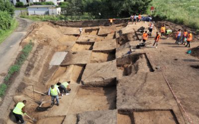Archeologové v trase budoucího obchvatu Církvice na silnici I/38 pomalu končí