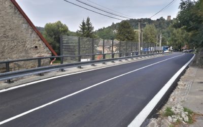 Dokončujeme opěrnou zeď komunikace v Tupadlech na silnici I/9