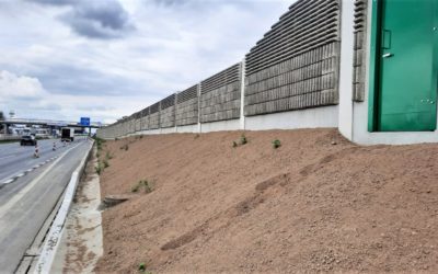 D1- dokončili jsme novou PHS podél Újezdu u Průhonic
