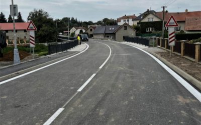 Na sil. I/2 v Bečvárech se bude jezdit po novém mostě
