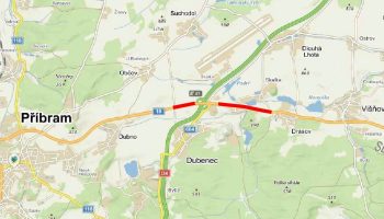 I/18 Drásov - Skalka situační mapa