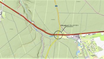 Říčany úprava křižoatky