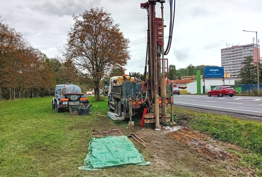 V Bílině probíhají průzkumné práce pro stavbu tunelu