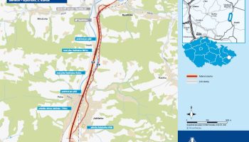 Semetín Bystřička mapka