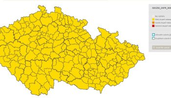 výstraha kvůli silnému větru